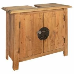 VidaXL Meuble-lavabo de salle de bains pin massif recyclé 70x32x63 cm