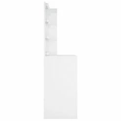 VidaXL Coiffeuse avec LED Blanc brillant 60x40x140 cm -Meubles-lavabos Soldes image 6 808834